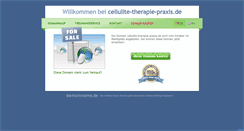 Desktop Screenshot of cellulite-therapie-praxis.de