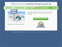 Tablet Screenshot of cellulite-therapie-praxis.de